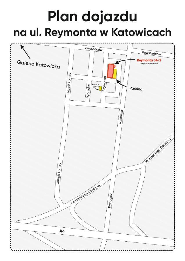 Kairos Apartments - City - Darmowy Parking, Scisle Centrum Катовіце Екстер'єр фото